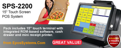 SAM4S SPS2200 Restaurant and Bar EPoS Solution 