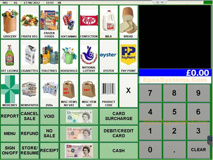 Touch EPoS Software - screenshot